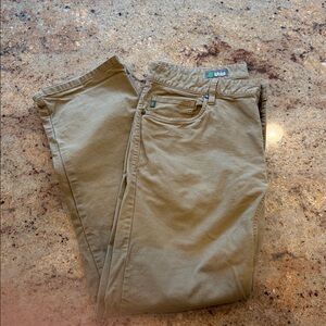 Stio Khaki Relaxed Fit Pants